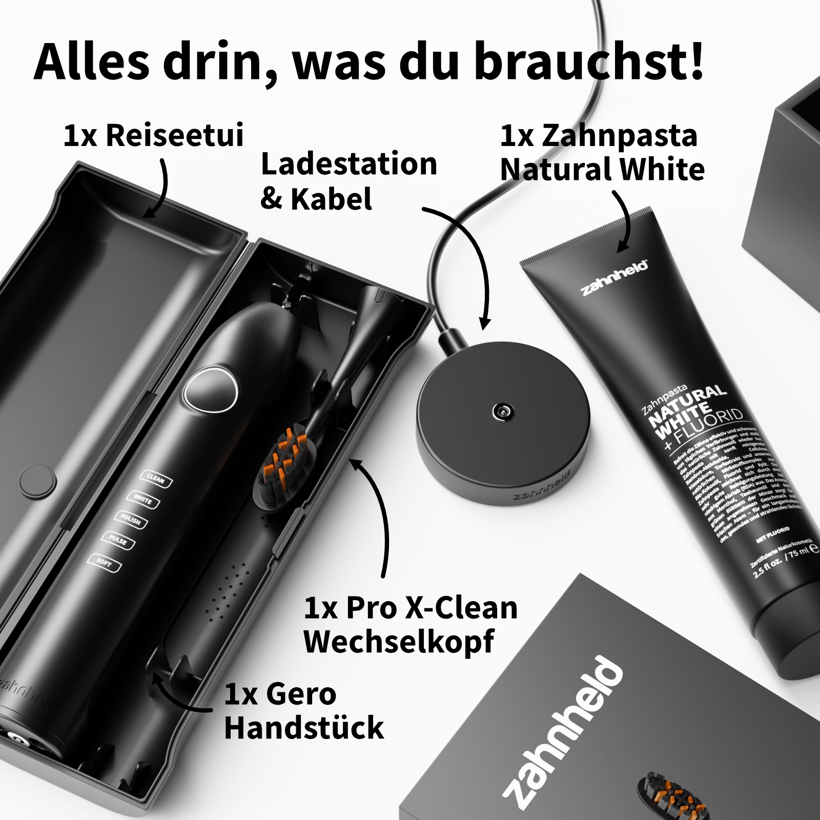 Schallzahnbürste G3 & Natural White